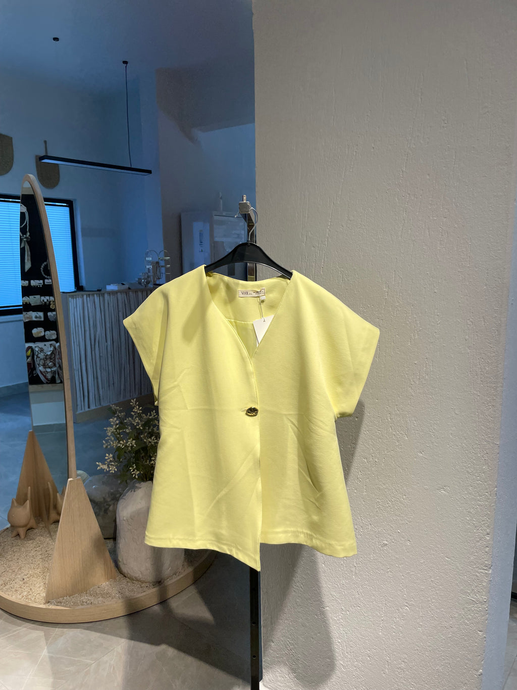 Kısa Kollu Alt-Üst Sarı Takım