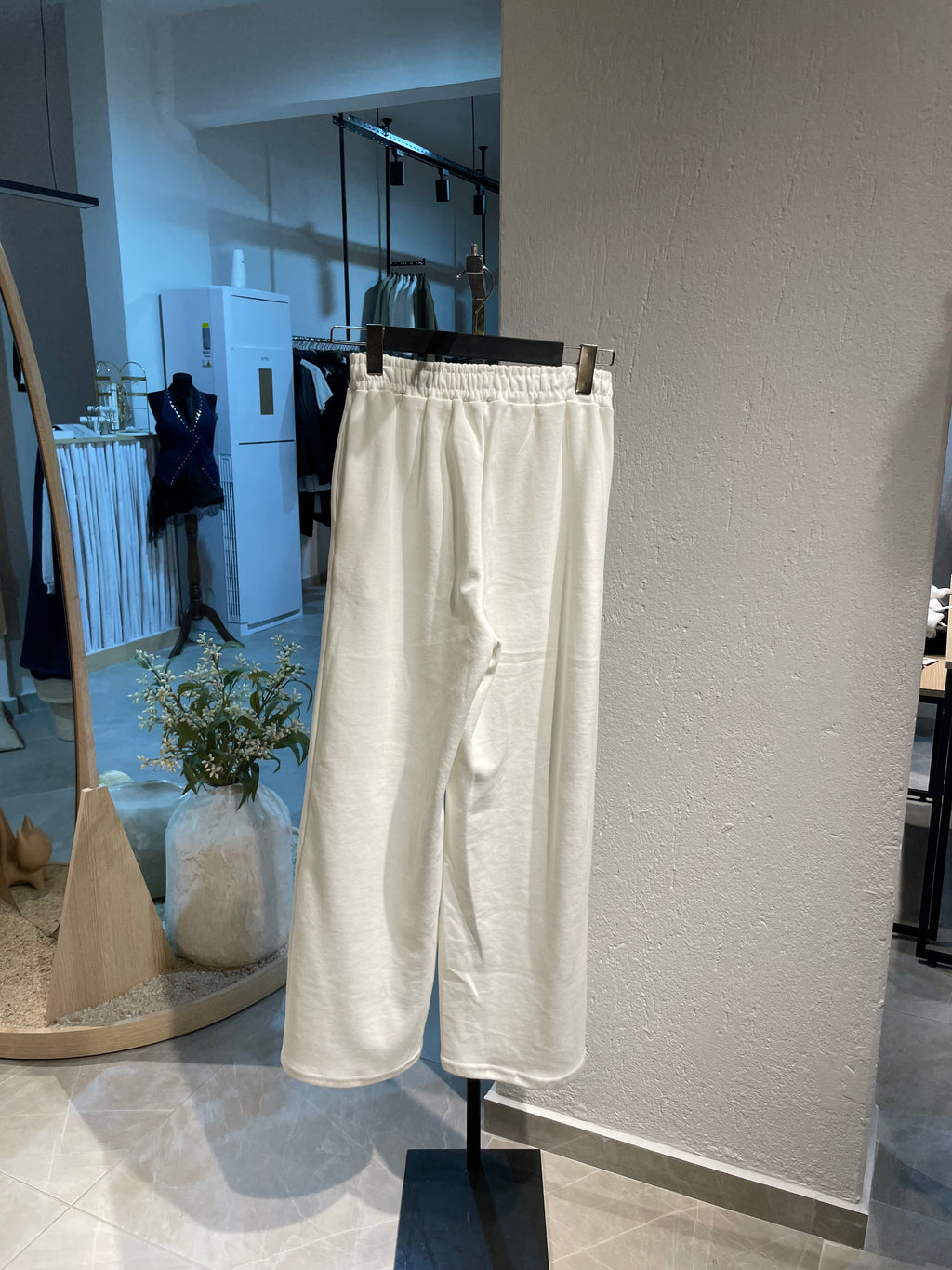 Krem Basic Eşofman Altı