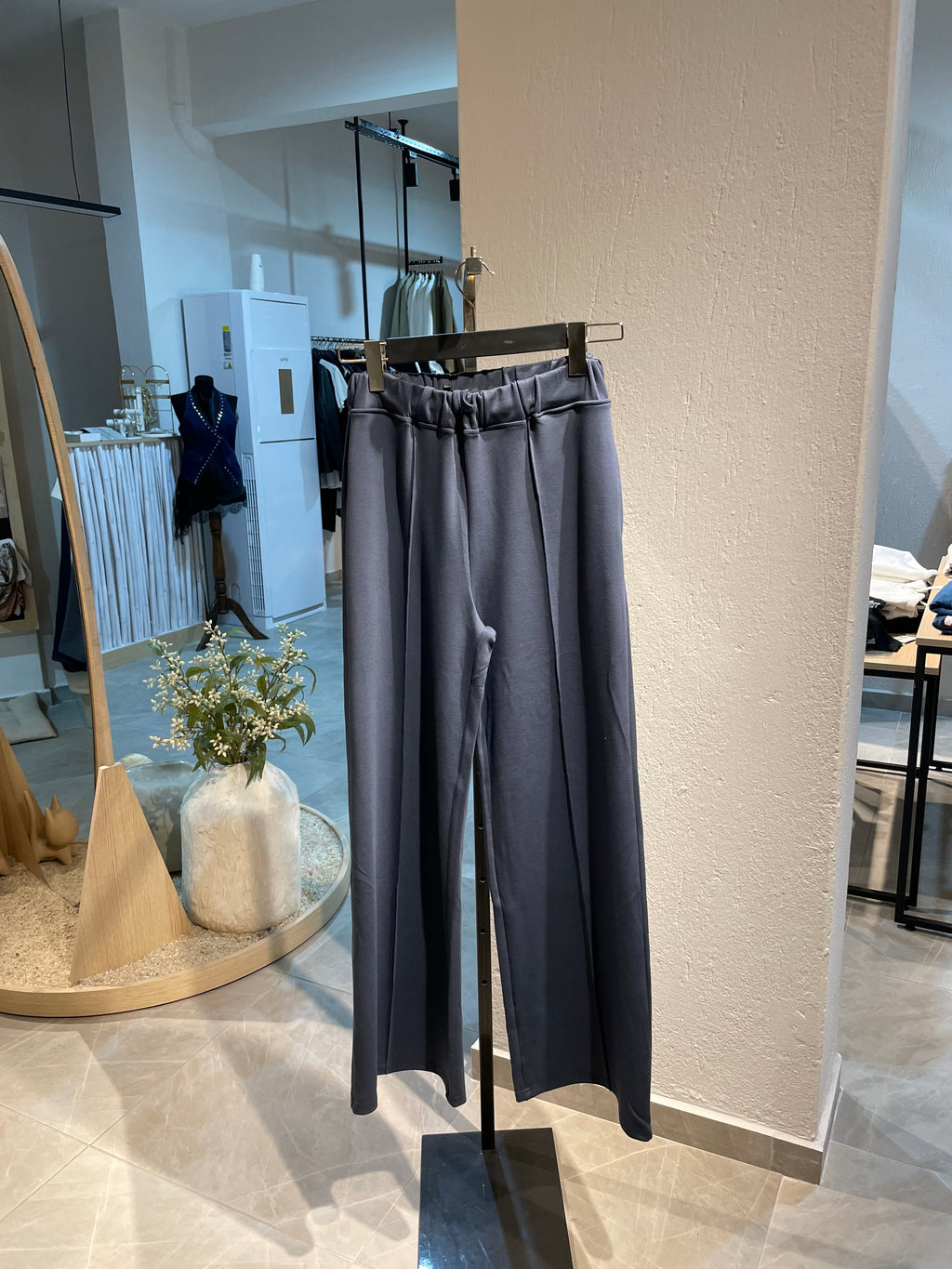 Füme Yüksek Bel Rahat Kesim Eşofman Altı