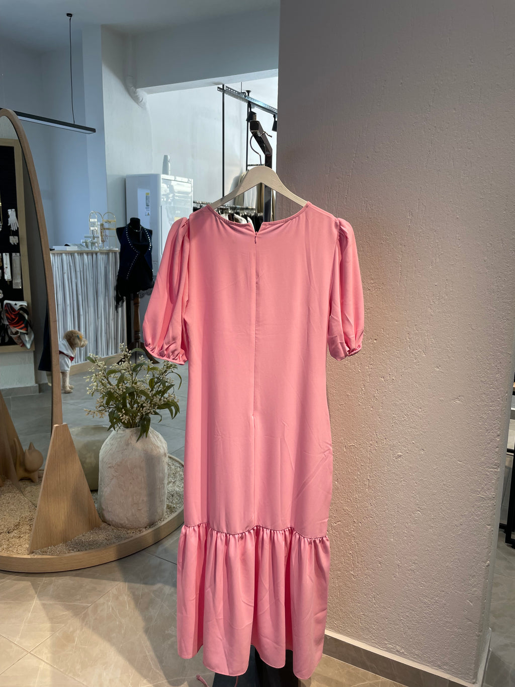 Önden Bağlamalı Uzun Elbise