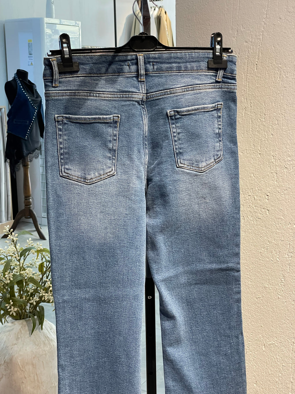 Düz Kesim Denim Jean