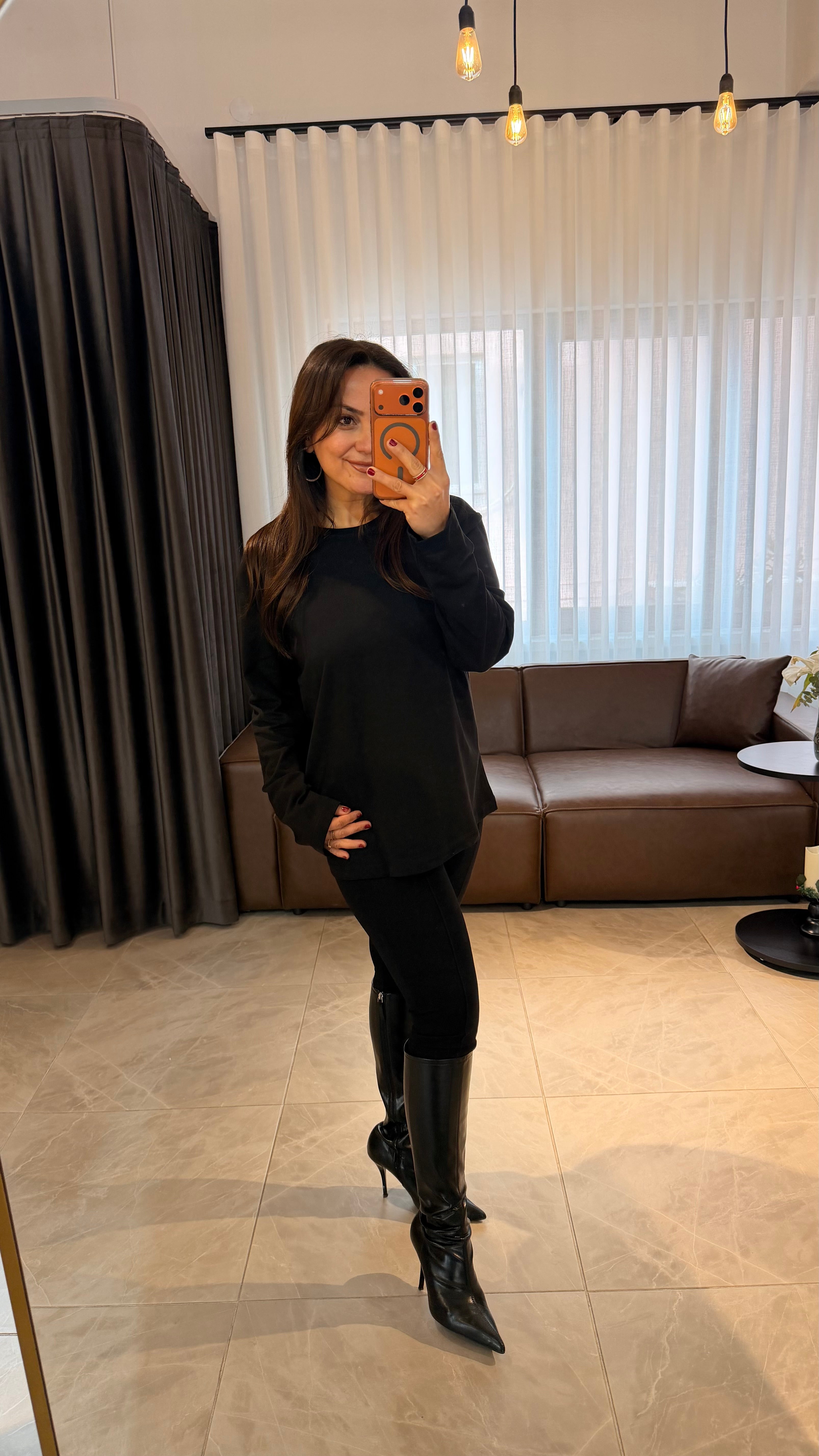 Basic Uzun Kol Oversize Body