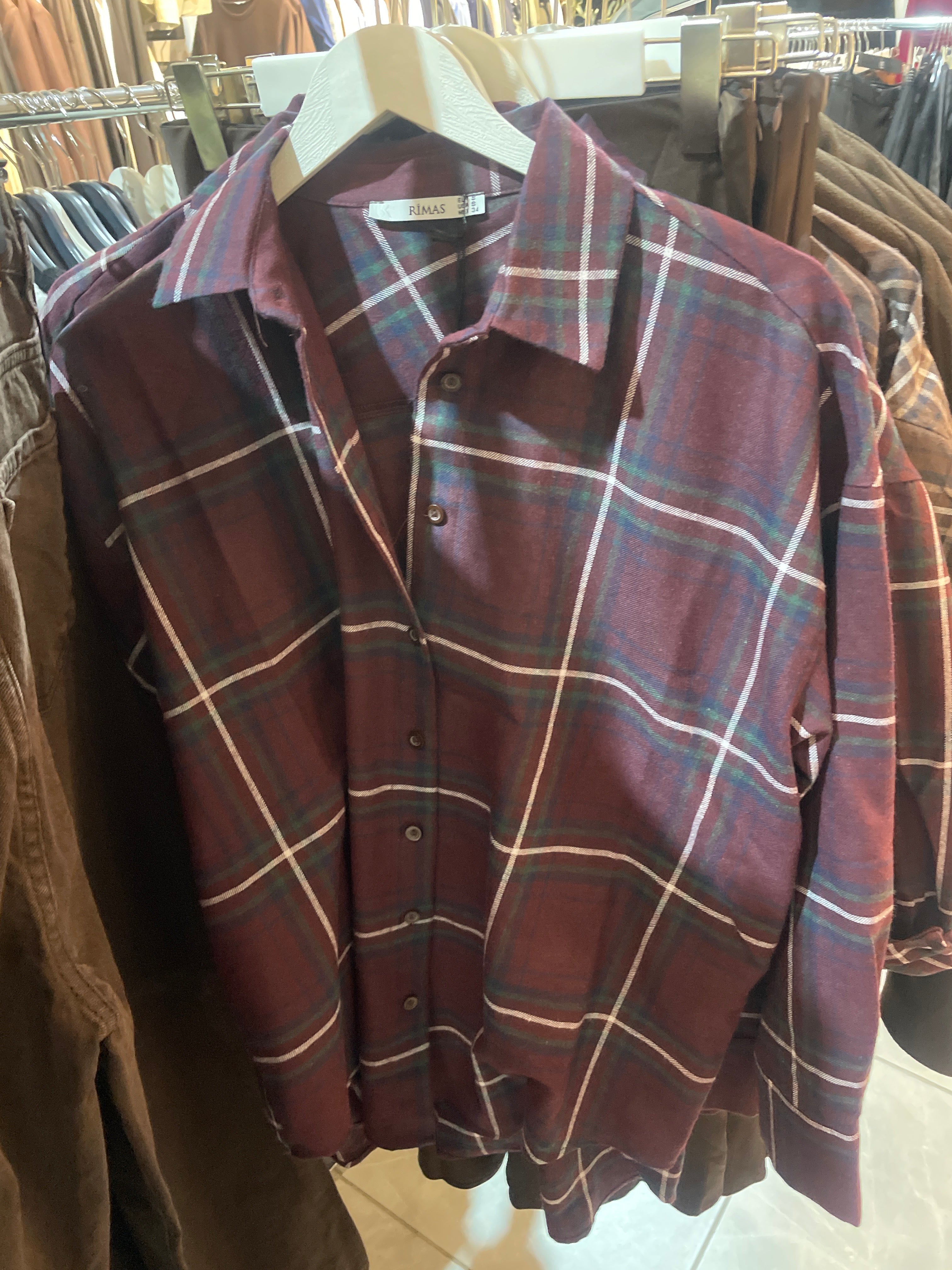 Ekose Desenli Gömlek