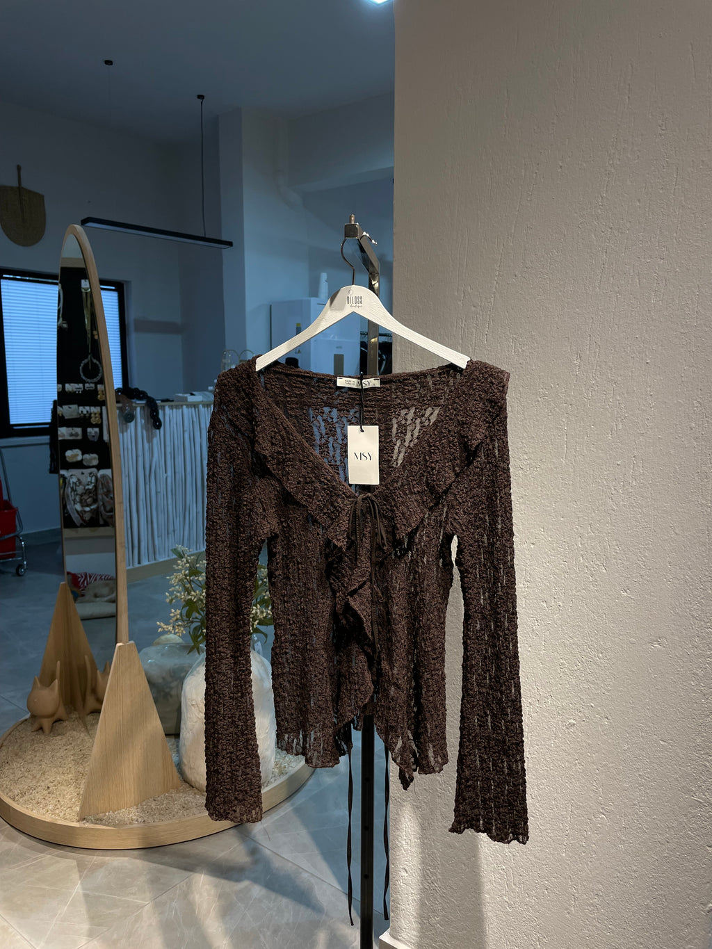 Dantelli Bohem Bağlamalı Üst