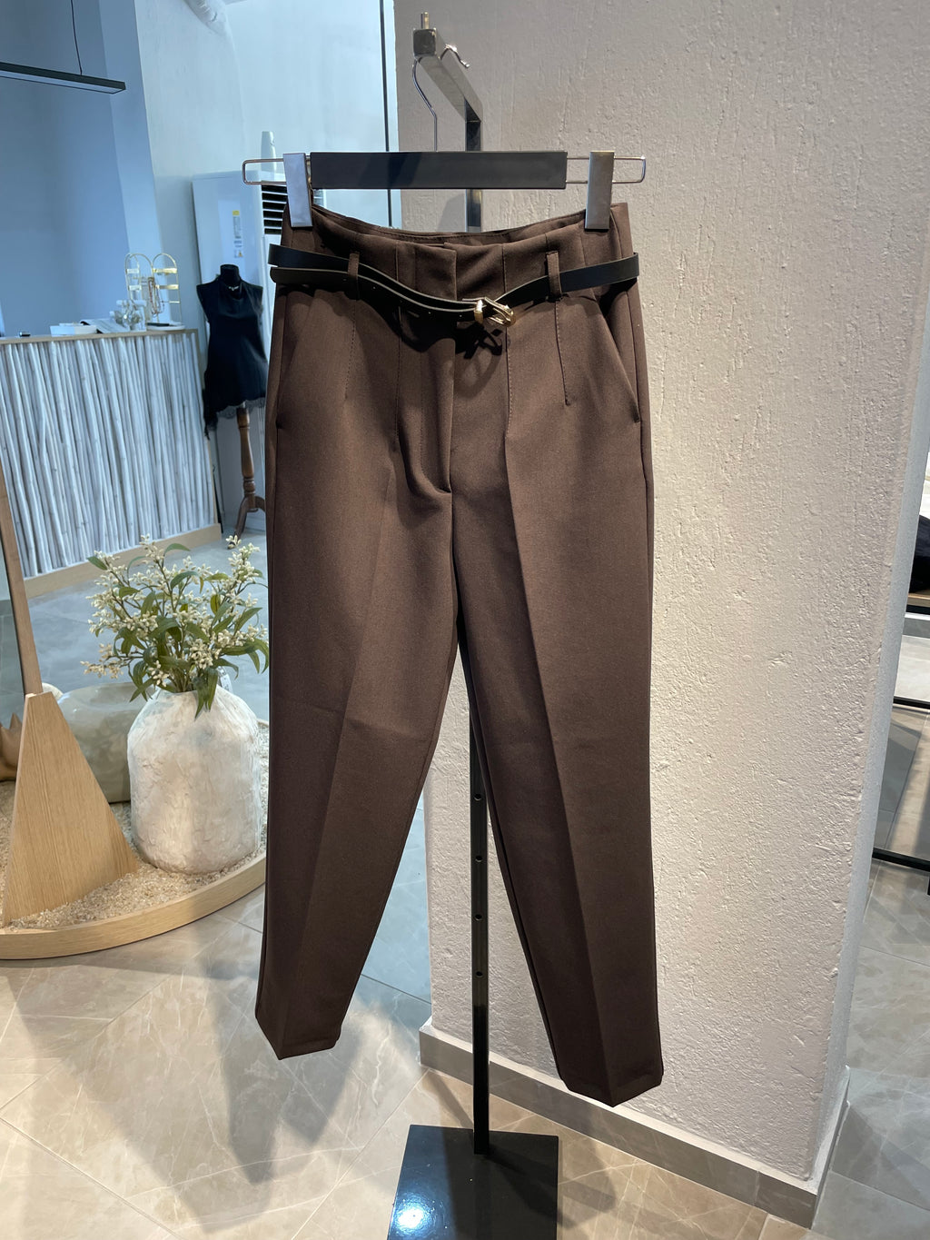 Kemerli Havuç Pantalon