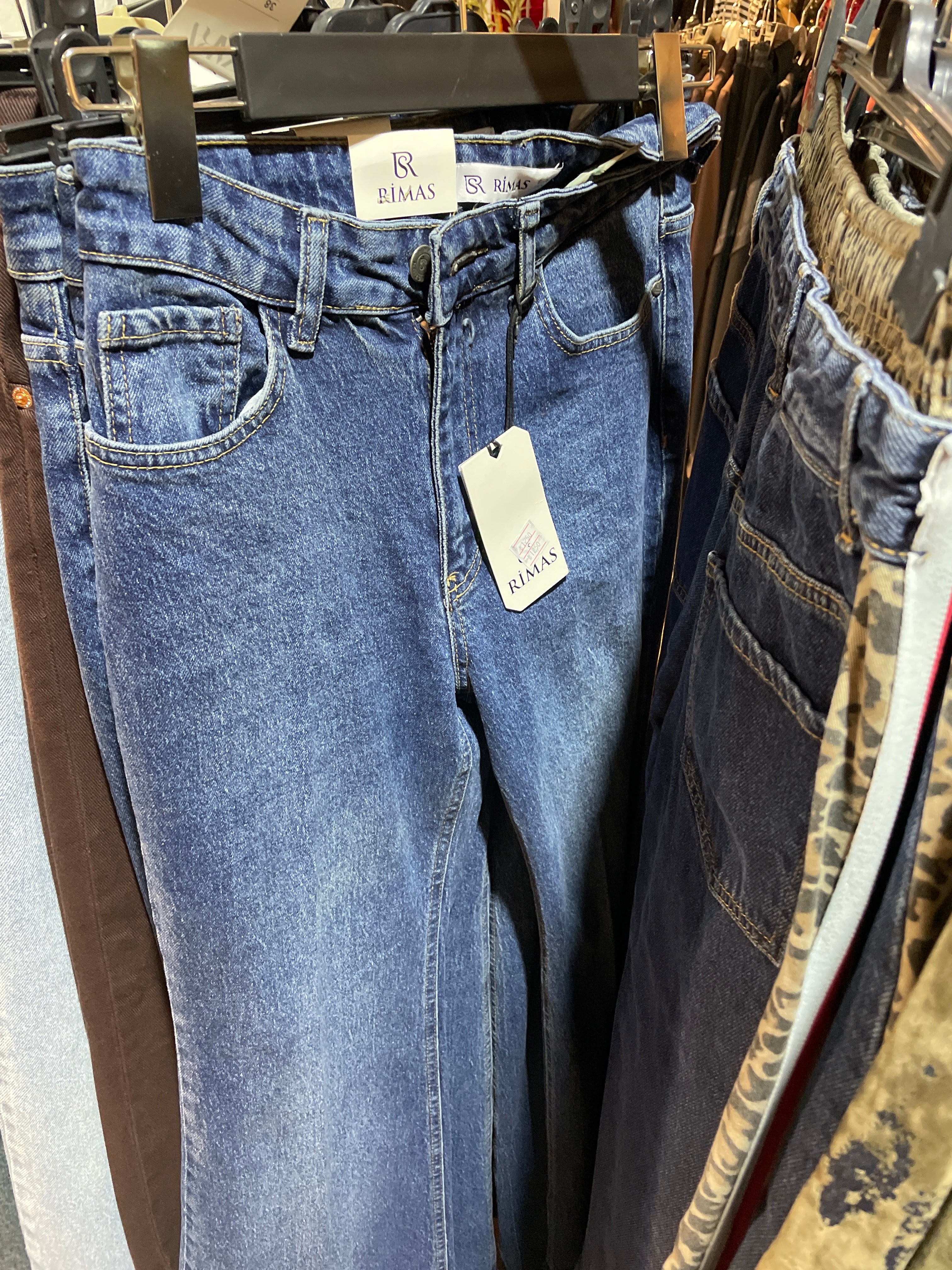 RMS İspanyol Paça Mavi Kot Pantolon