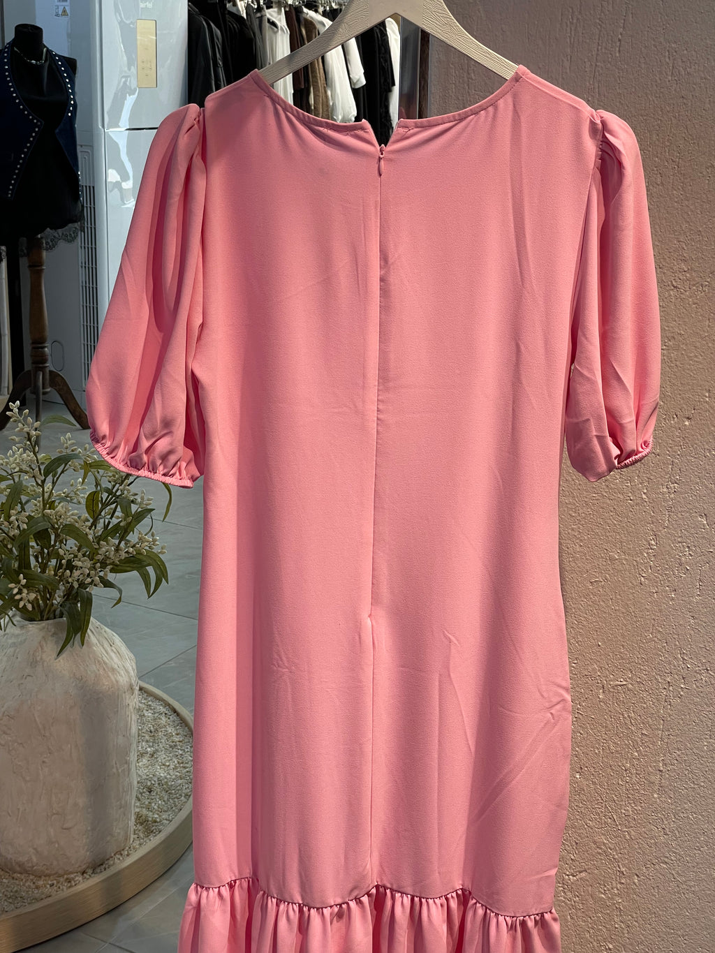 Önden Bağlamalı Uzun Elbise