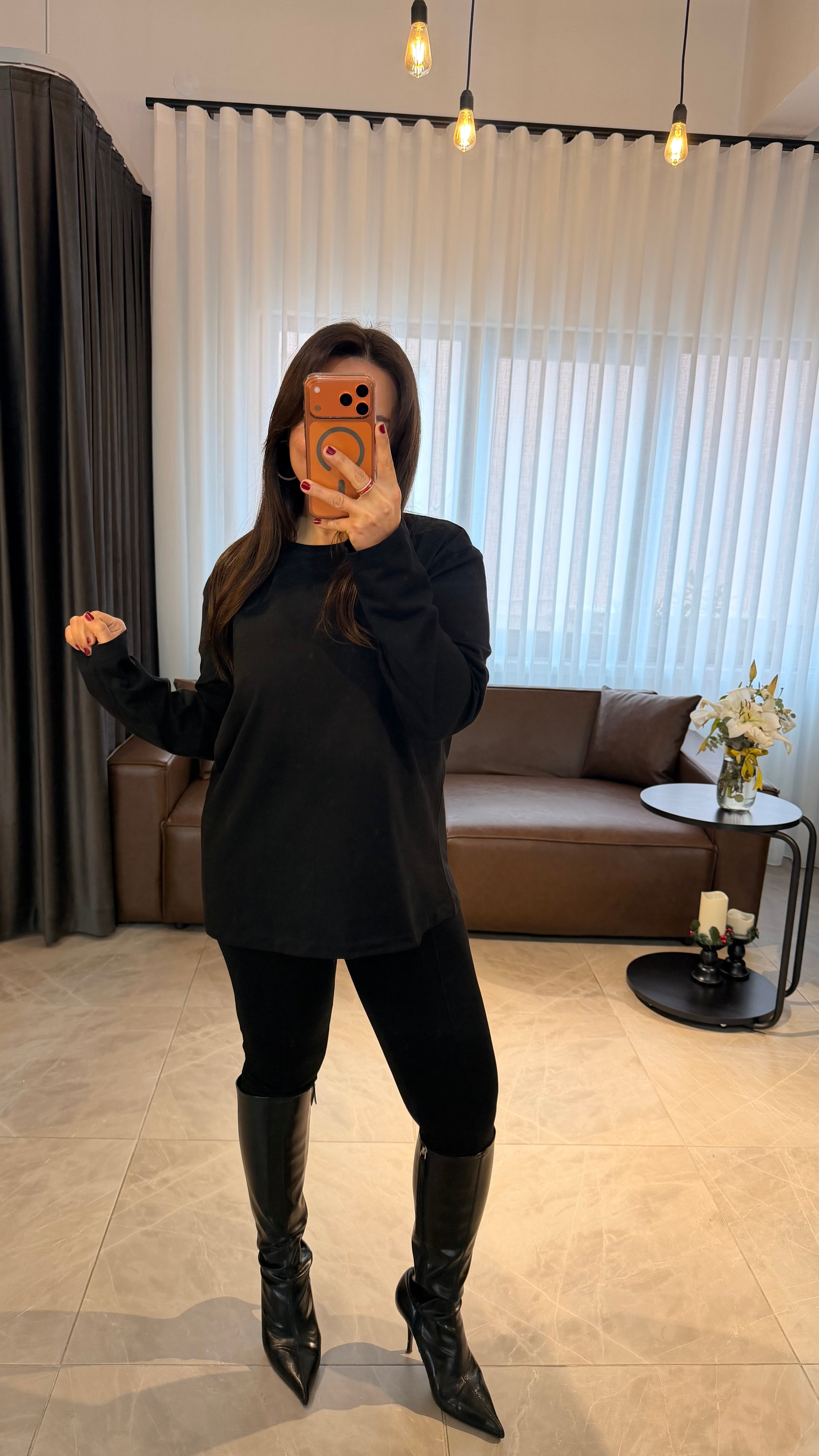 Basic Uzun Kol Oversize Body