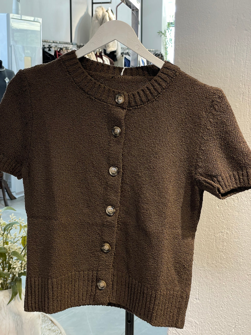 Kahverengi Triko Alt-Üst Takım