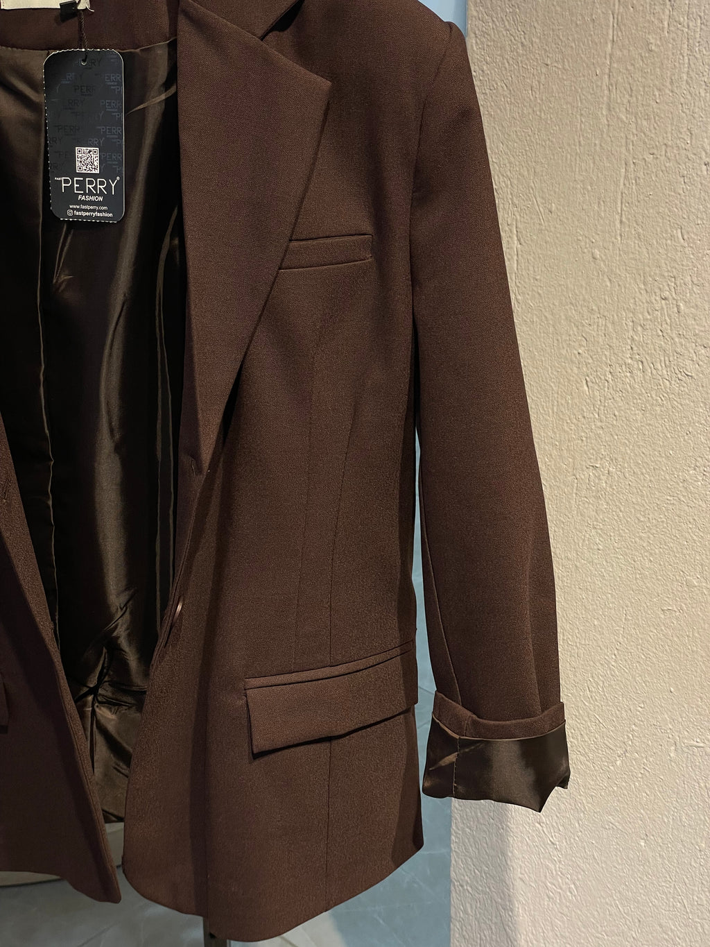 Kahverengi Blazer Ceket