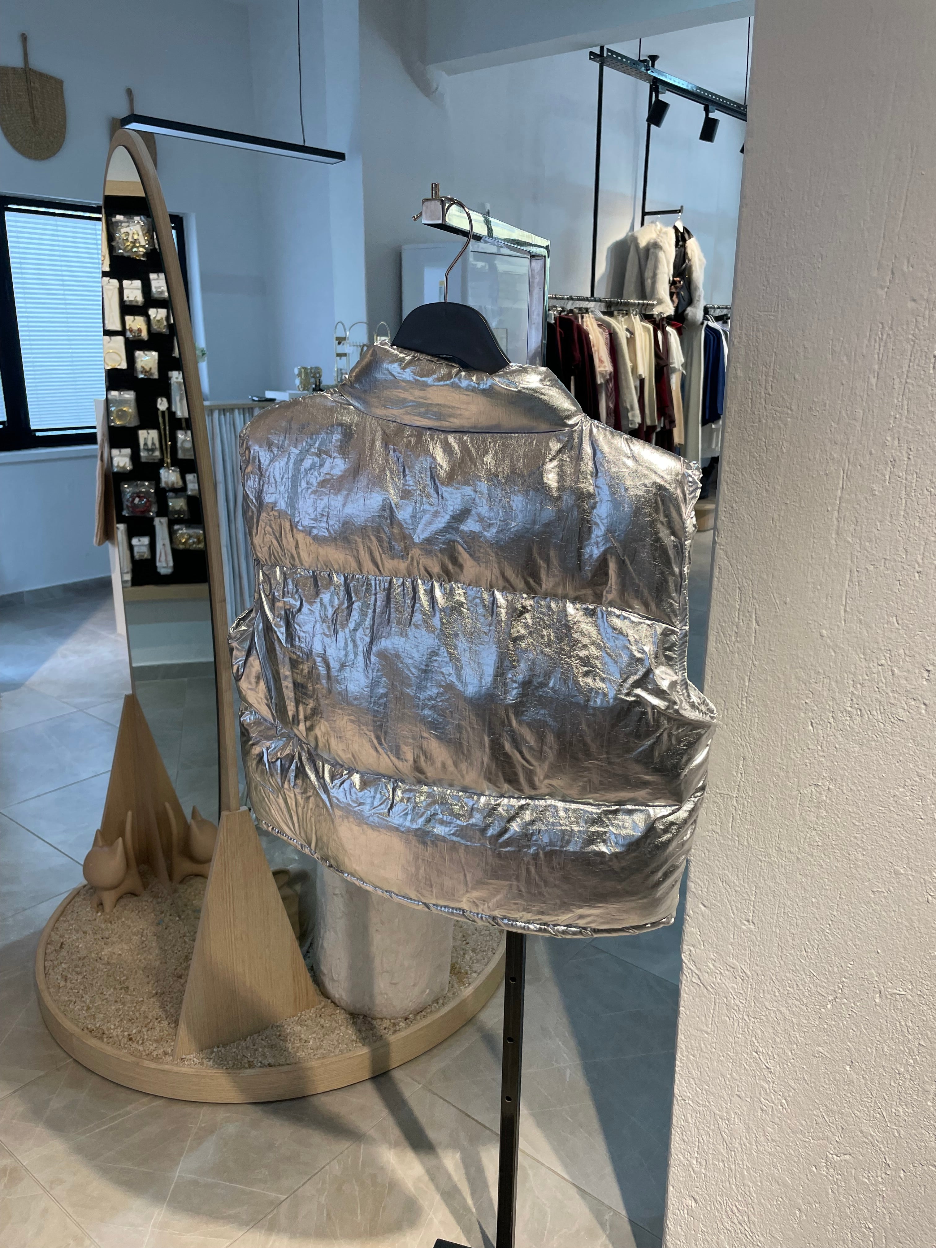 Varaklı Simli Yelek