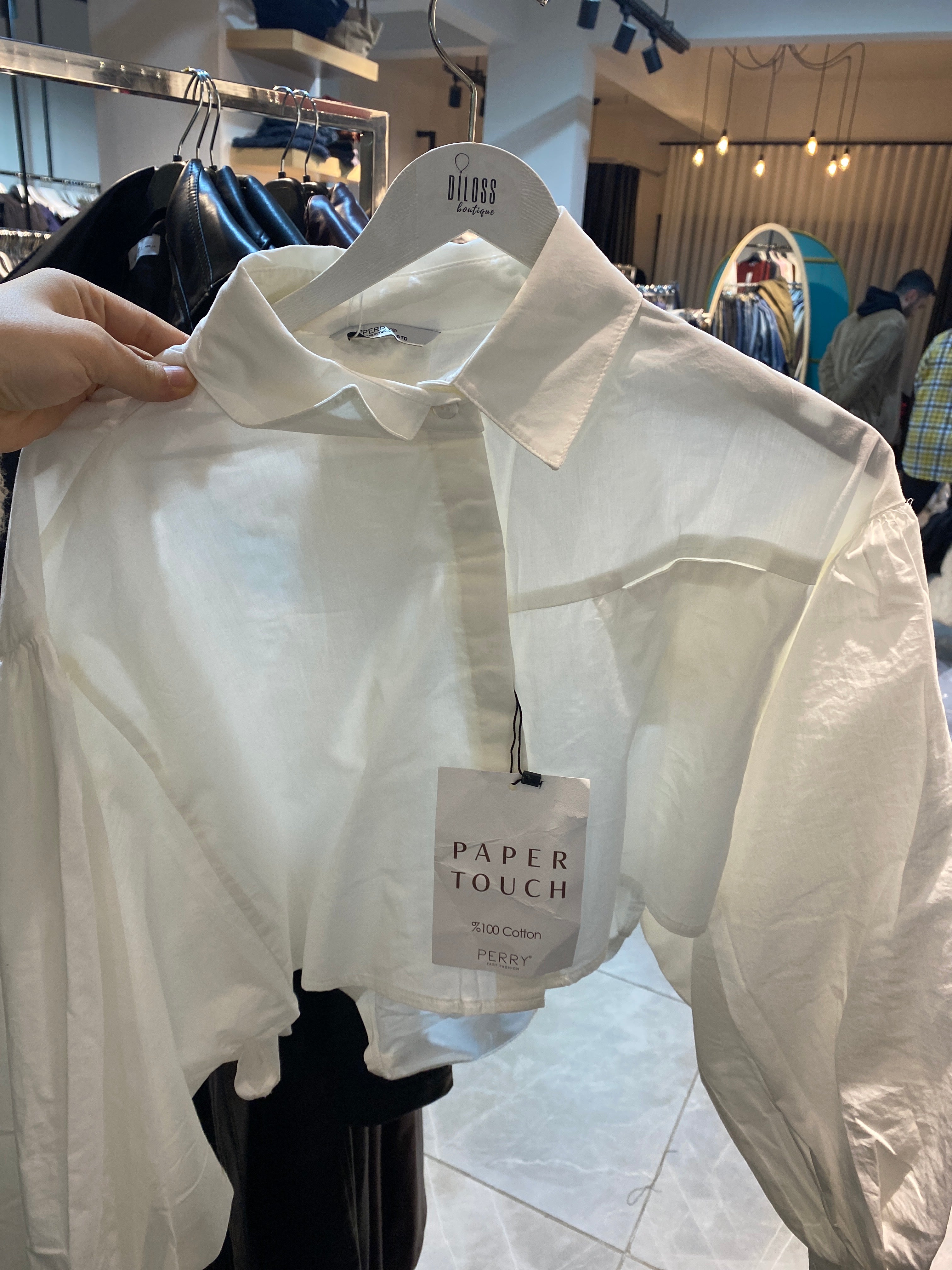 PR Beyaz Poplin Gömlek