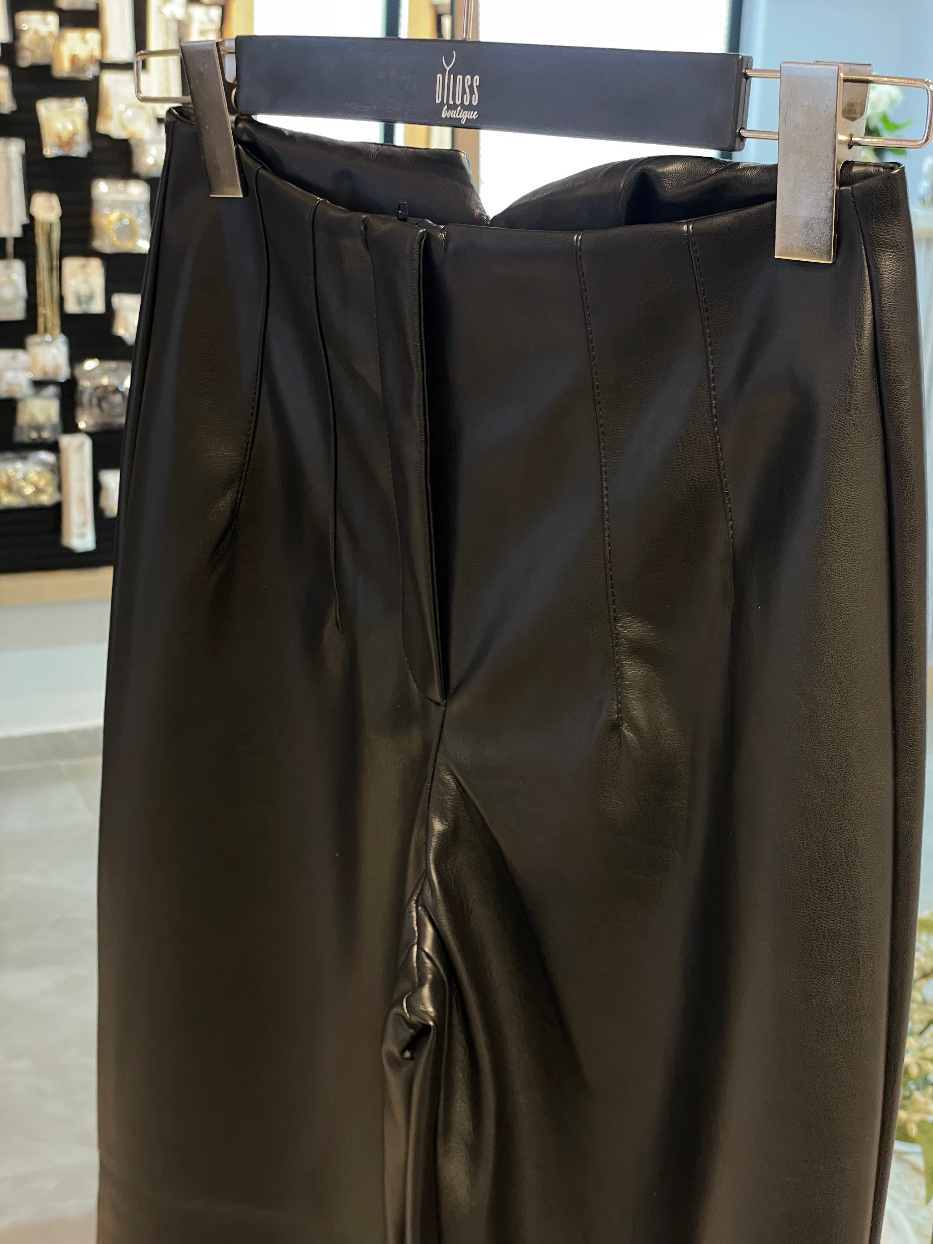 Deri Havuç Kesim Pantolon