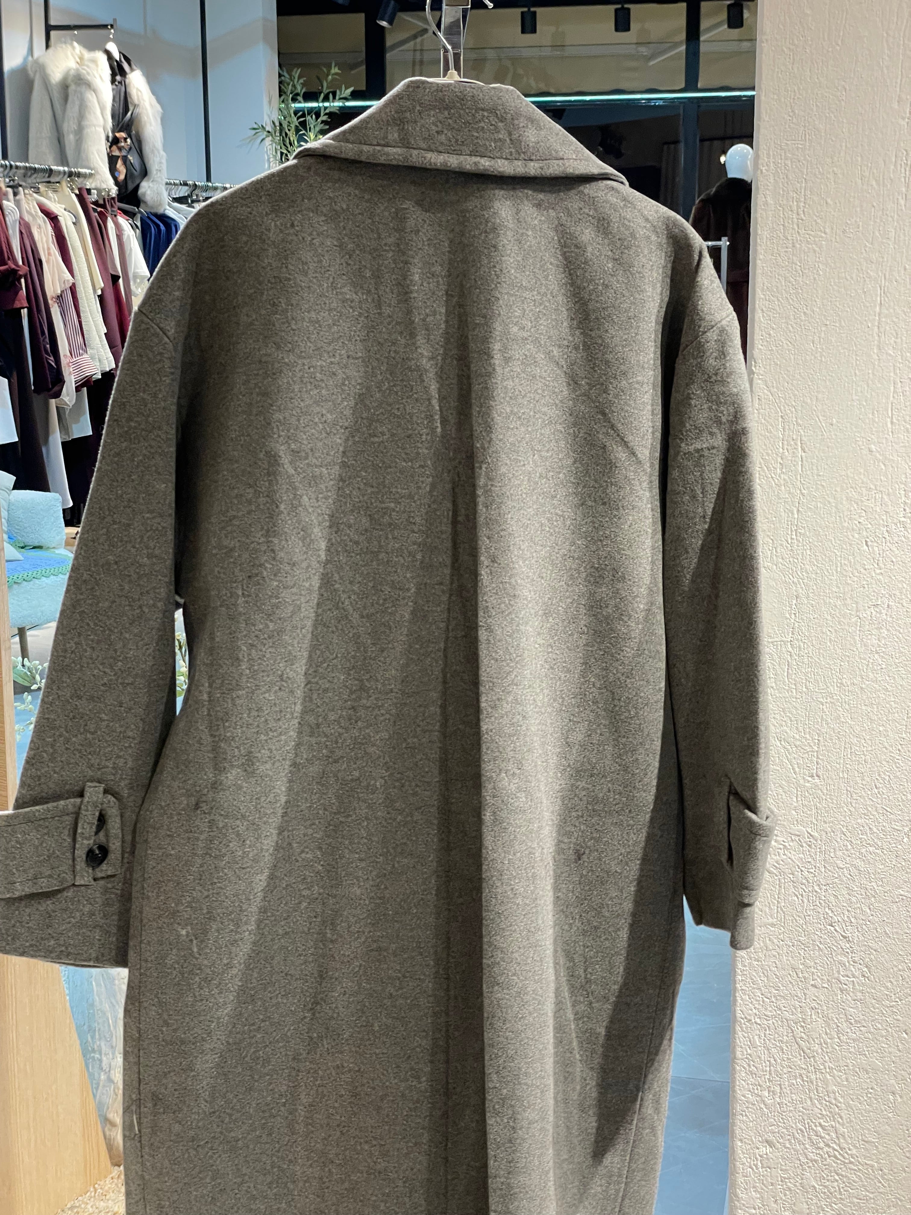 Antrasit Kaşe Kaban