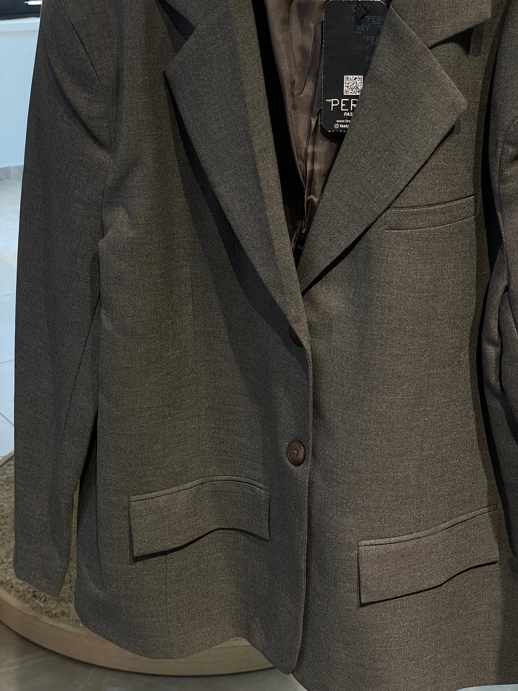 Antrasit Blazer Ceket