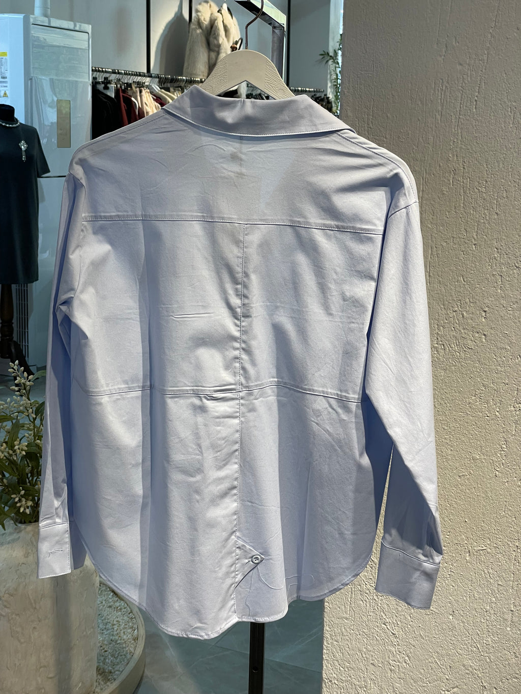 Marka Arka Detay Mavi Gömlek