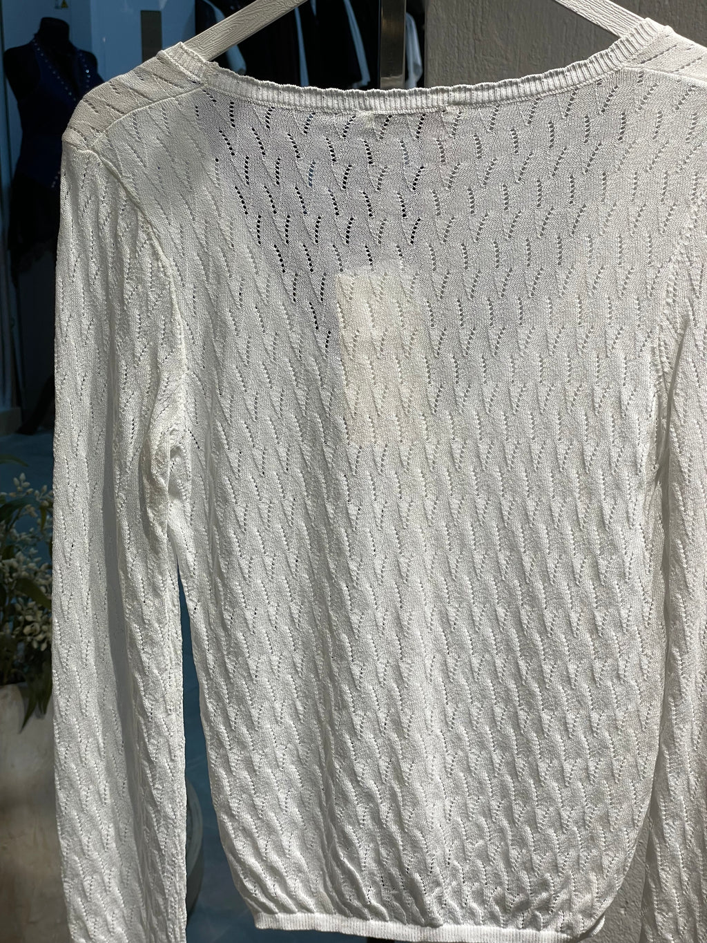 Dilvin V Yaka Ajurlu İnce Triko