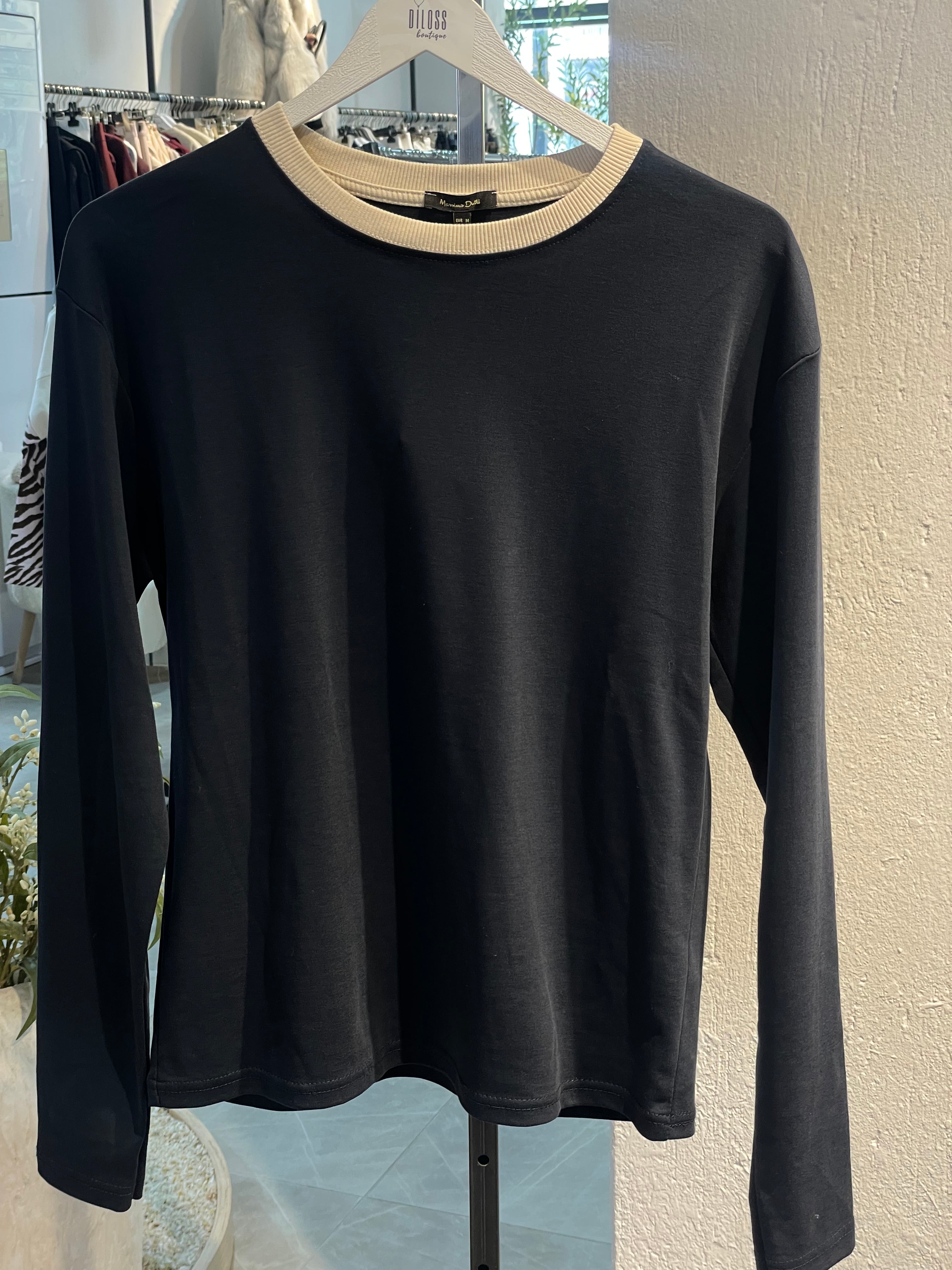 Marka Penye Uzun Kollu Üst