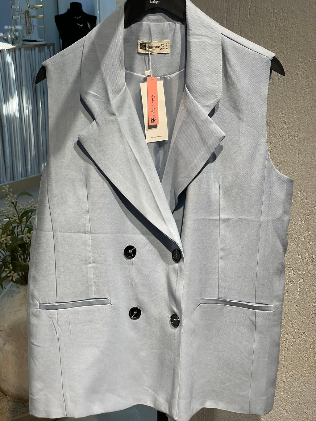 Oversize Alt-Üst Yelekli Takım