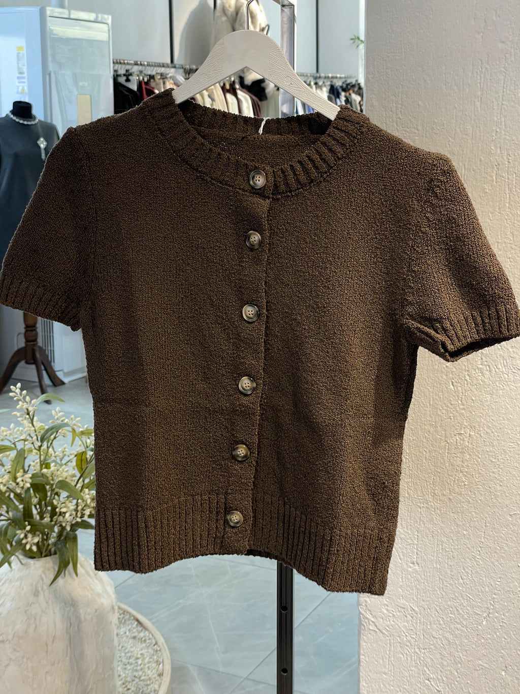 Kahverengi Triko Alt-Üst Takım