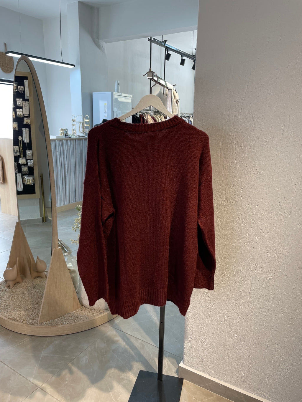 Triko Ayıcık Detay Kazak