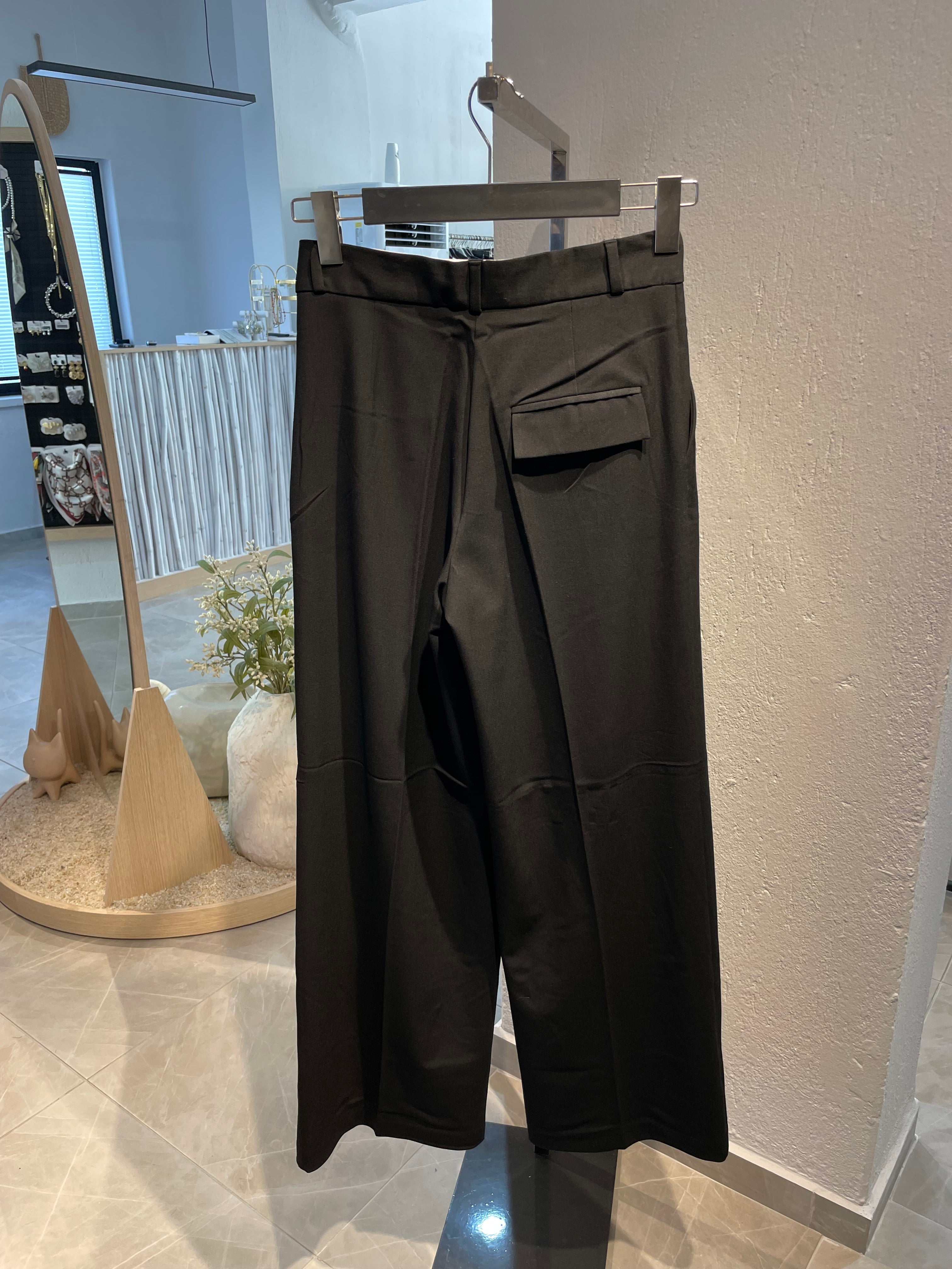 Siyah Bol Paça Palazzo