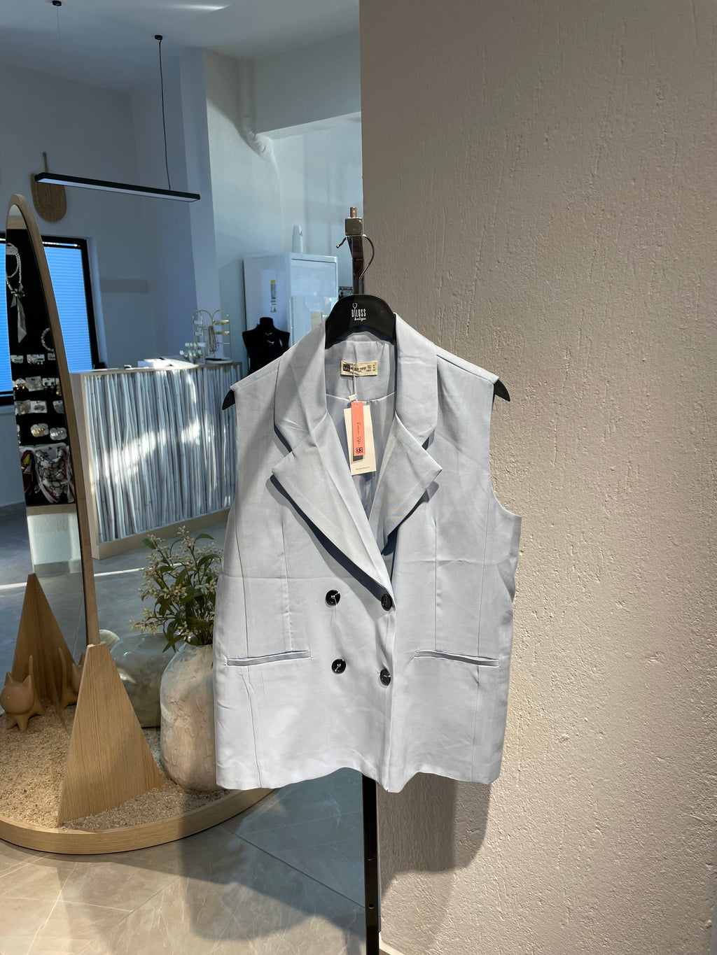 Oversize Alt-Üst Yelekli Takım