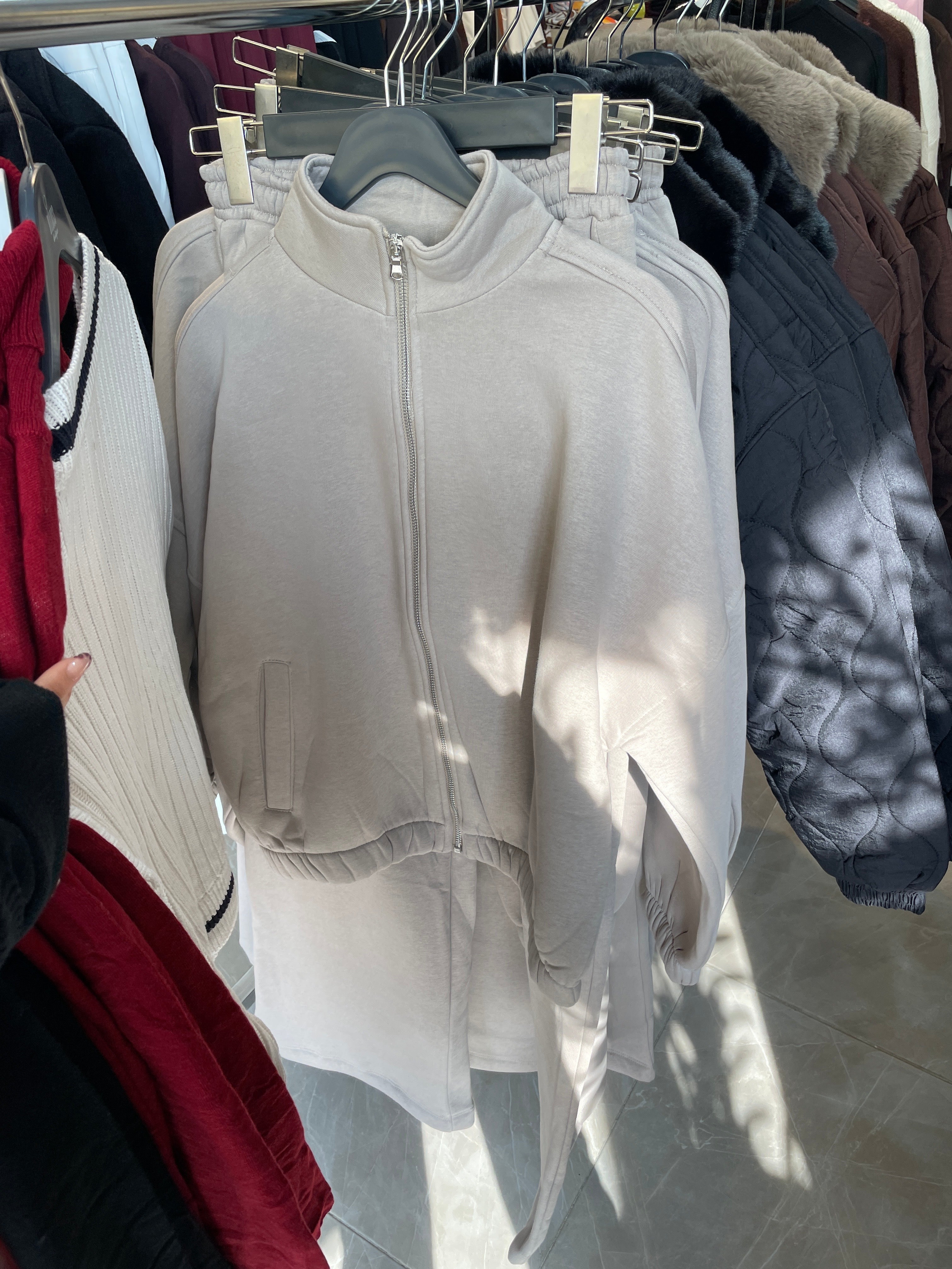 Kalın Kumaş Bol Paça Eşofman Takımı