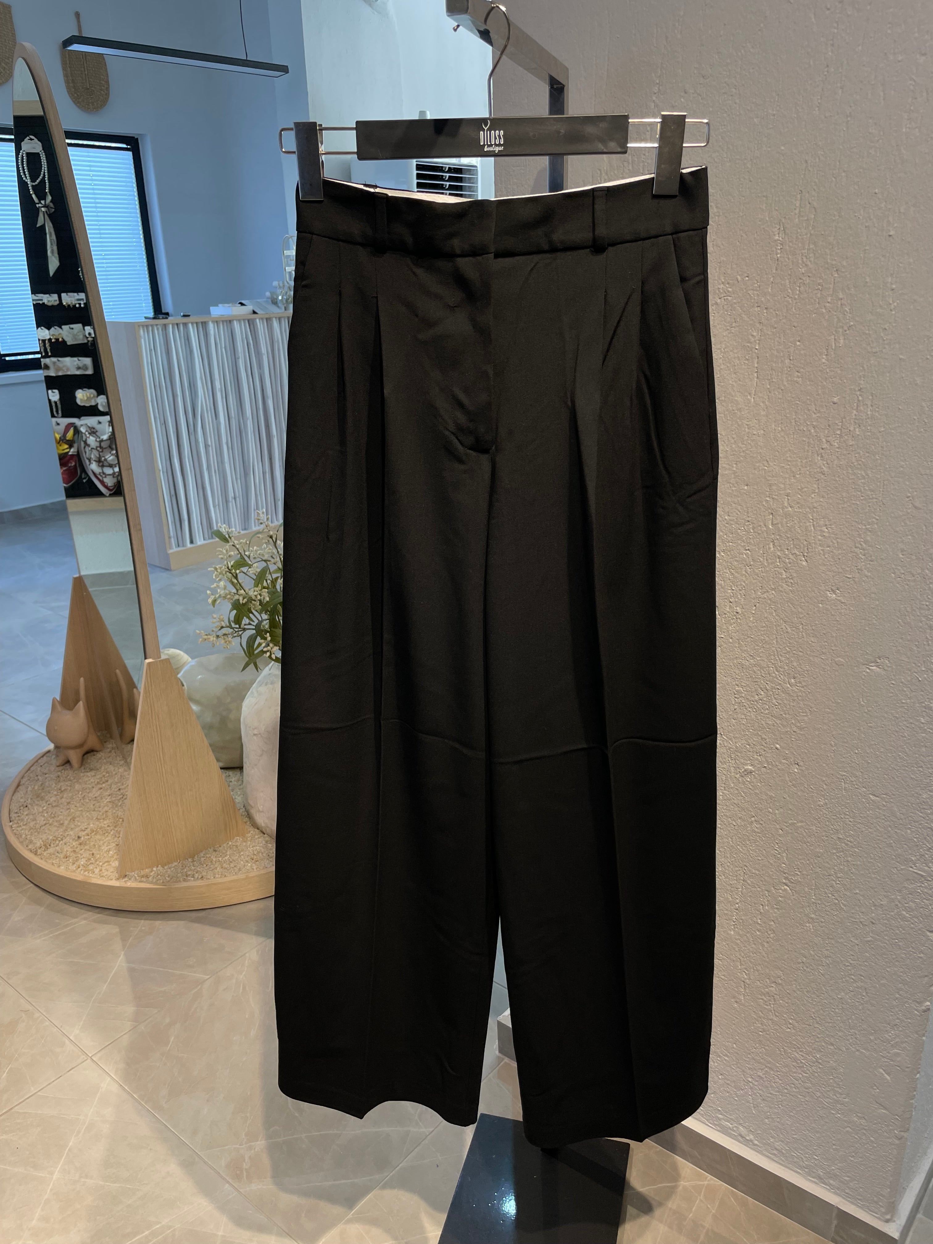 Siyah Bol Paça Palazzo