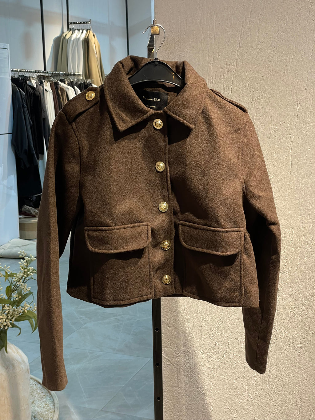 Marka Kaşe Kısa Ceket