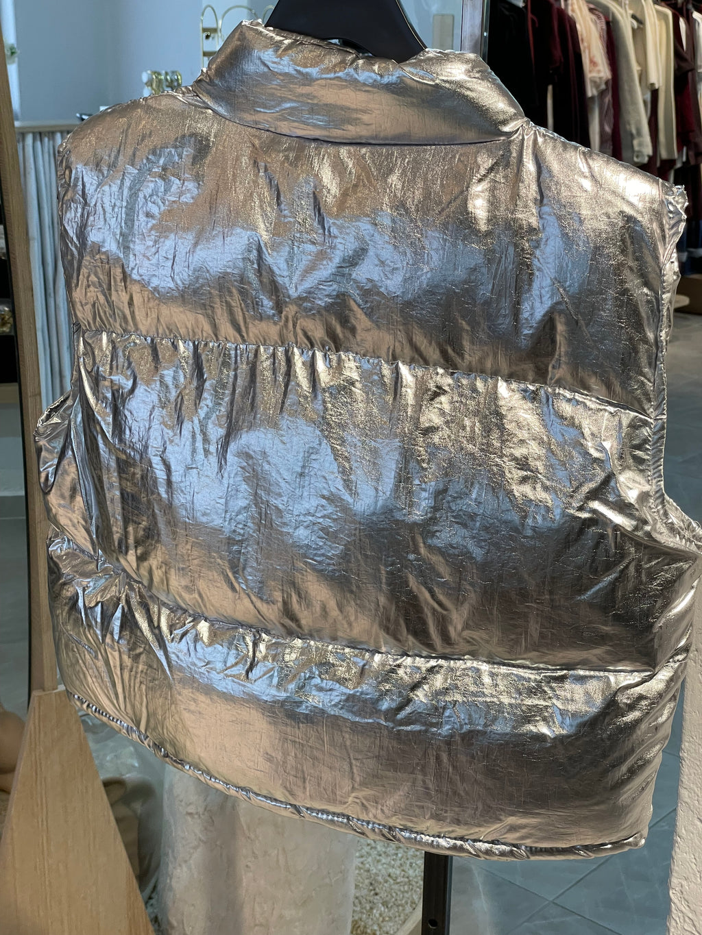 Varaklı Simli Yelek