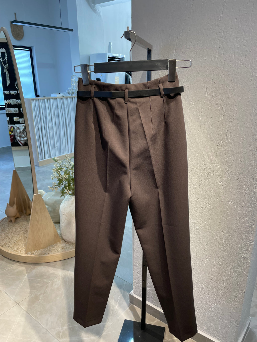 Kemerli Havuç Pantalon