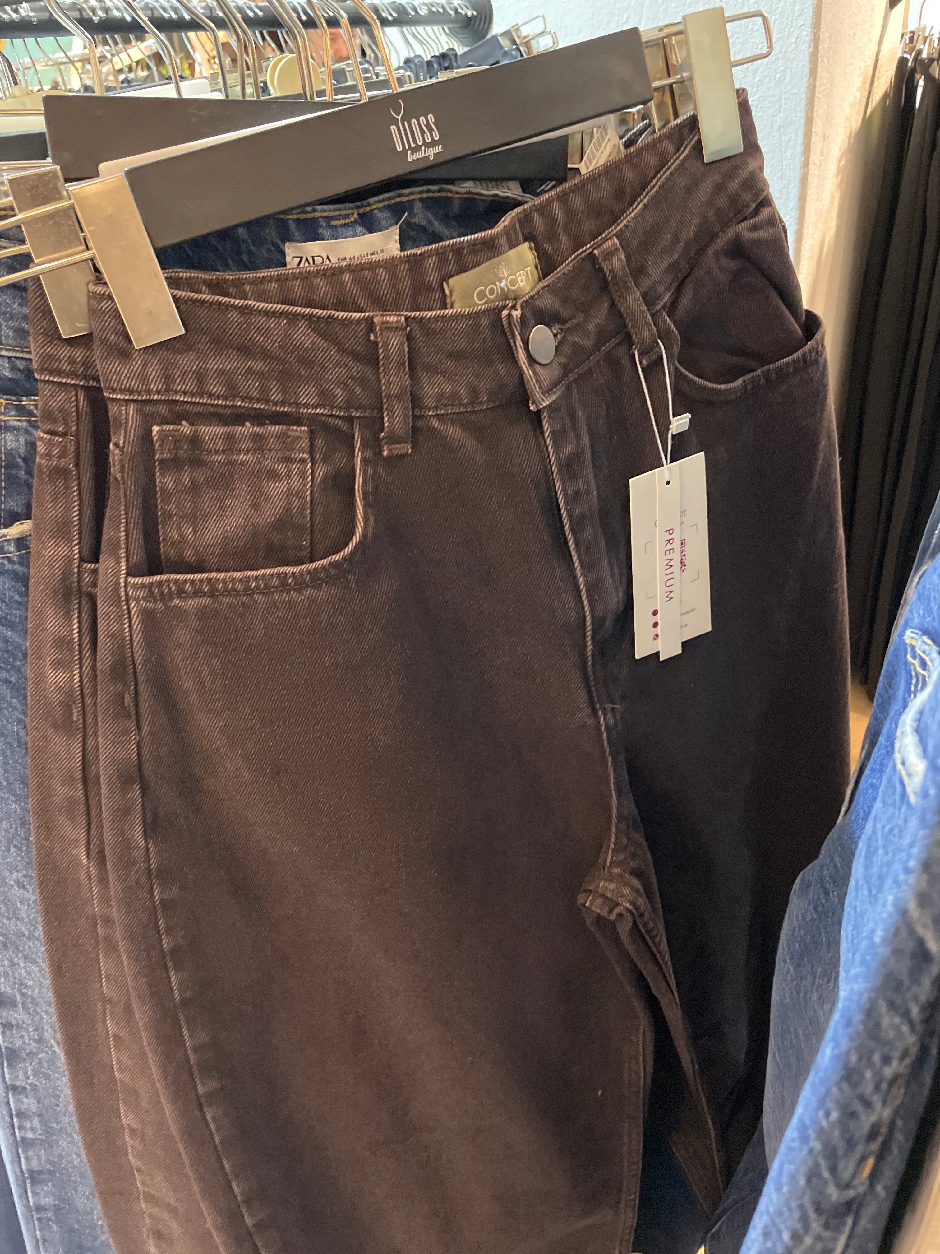 Kahverengi Balon Paça Pantolon