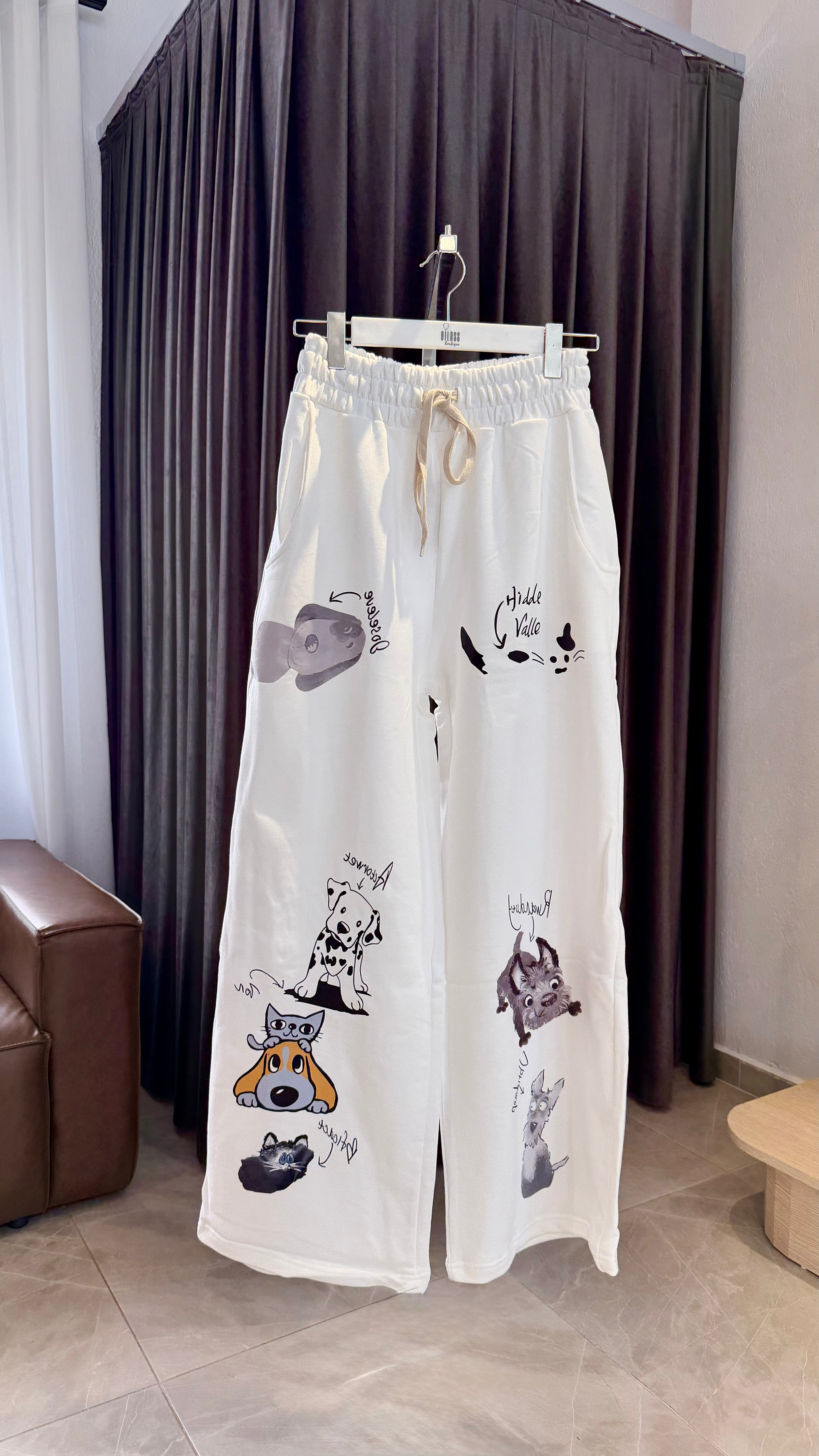 Dog Baskılı Eşofman Altı